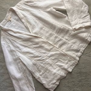 Elegant White Women's Jacket - Eileen Fisher